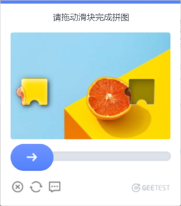 调用极验行为验4.0方案为网站保驾护航——冰糖橙之家